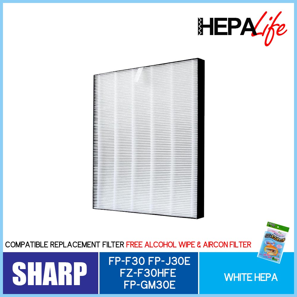 SHARP FP-F30E FP-J30E KC-F30E FP-GM30E FZ-F30HFE Compatible Hepa and ...