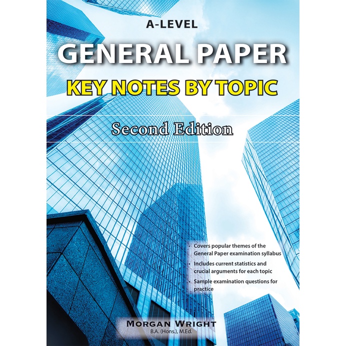 A-Level General Paper Key Notes by Topic 2nd Edition / JC A-Level ...