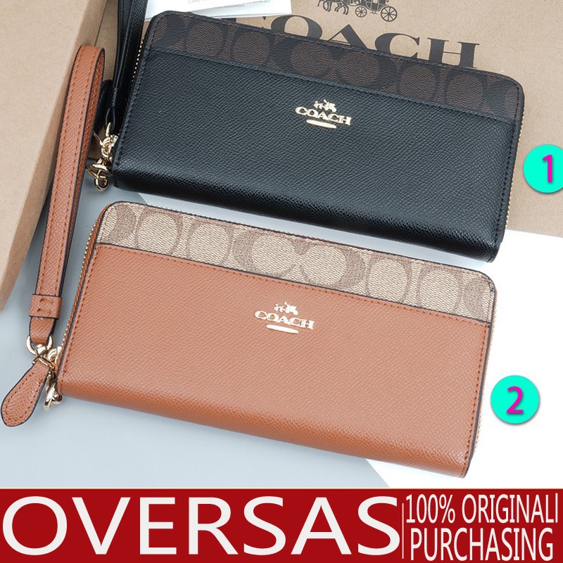 Zip Wallet Women's PVC Scratch Resistant Leather Clutch Long Wallet 76971 Shopee Singapore