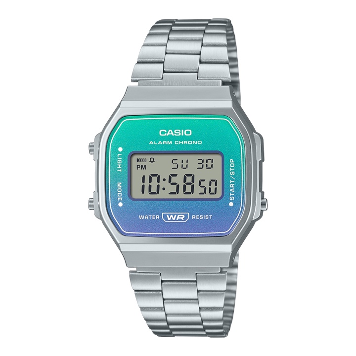 [Time Cruze] Casio Vintage A168 Series Stainless Steel Digital Watch ...