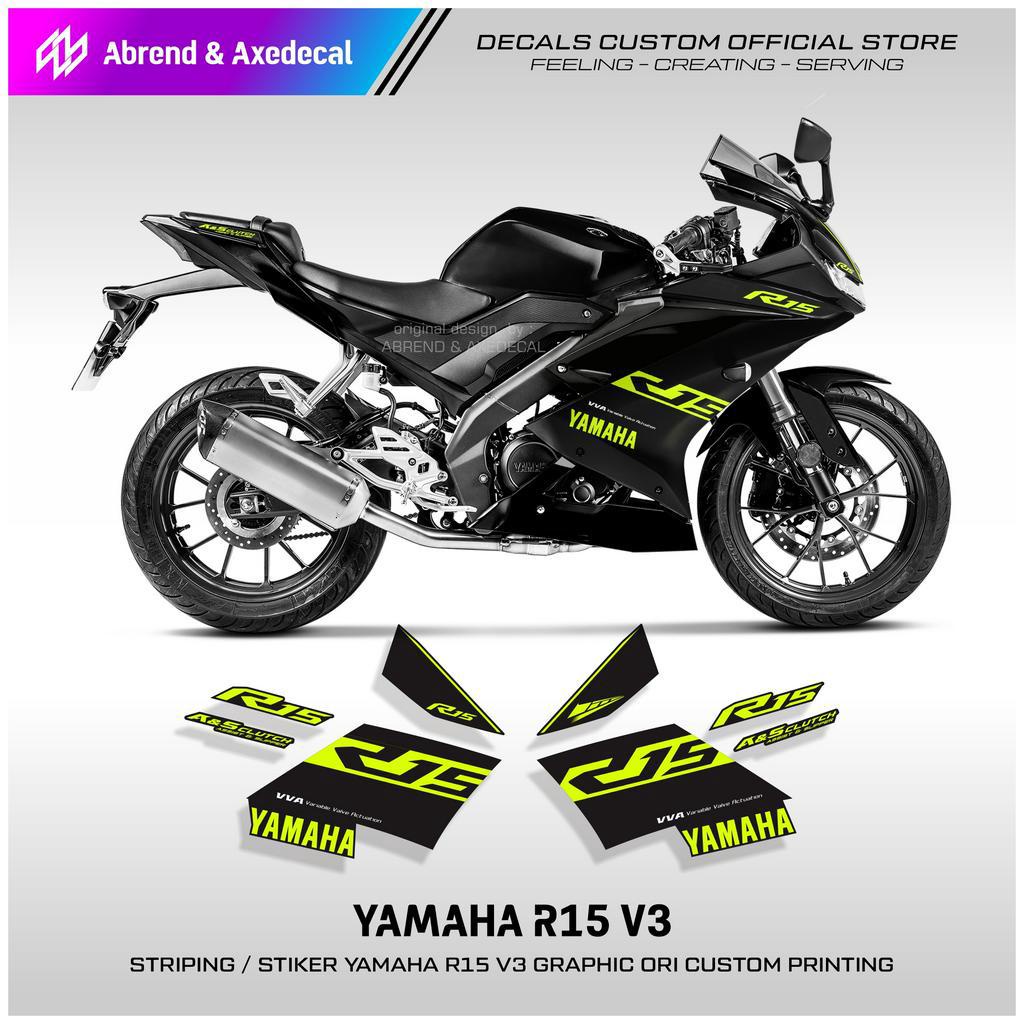 Yamaha R15 Striping Original GraphicV3 Custom Printing R15