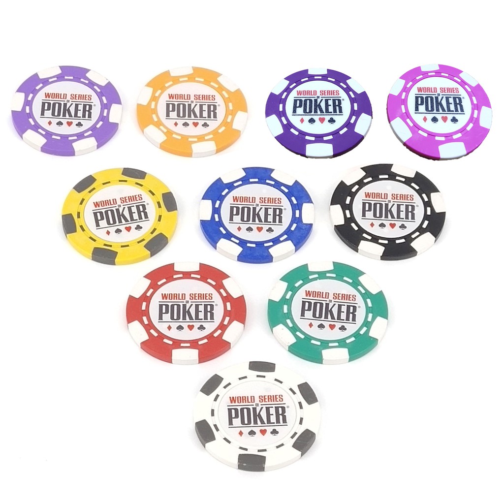 World Series of Poker 10g 300 500 Pieces PURE Clay Poker Chip Set
