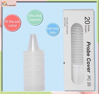 20pcs Ear Thermometer Probe Covers, Disposable Ear Thermometer Refill Caps  Lens Filters For Themometer