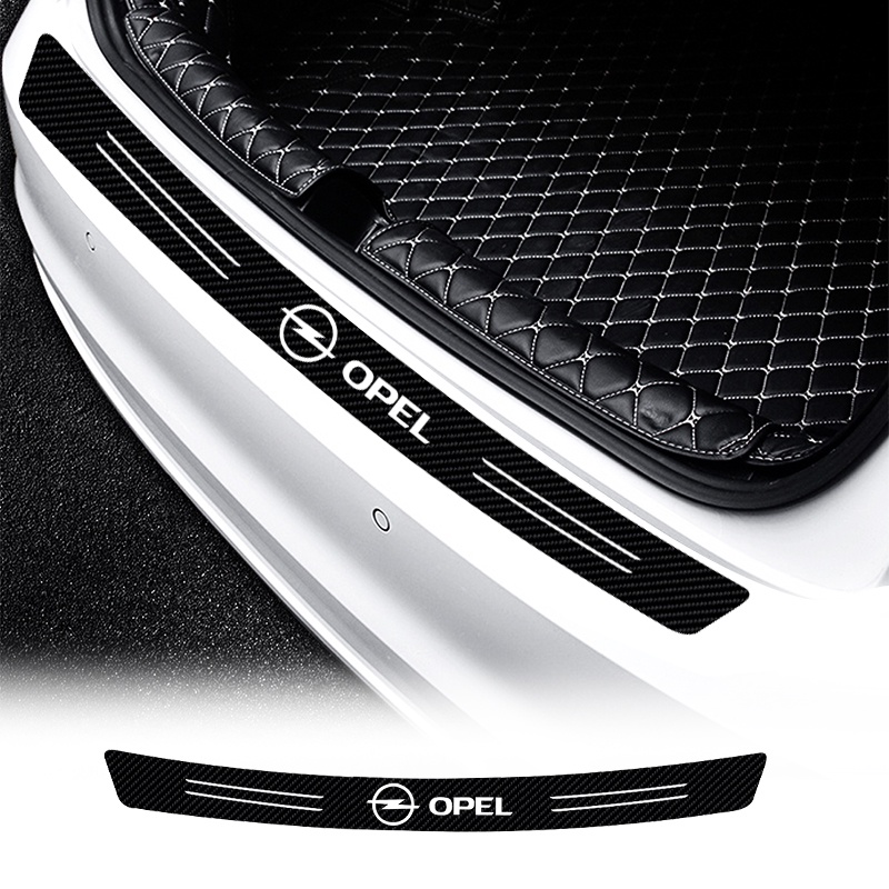1pcs Car Rear Bumper Protector Sticker Carbon Trunk Protection Strip ...