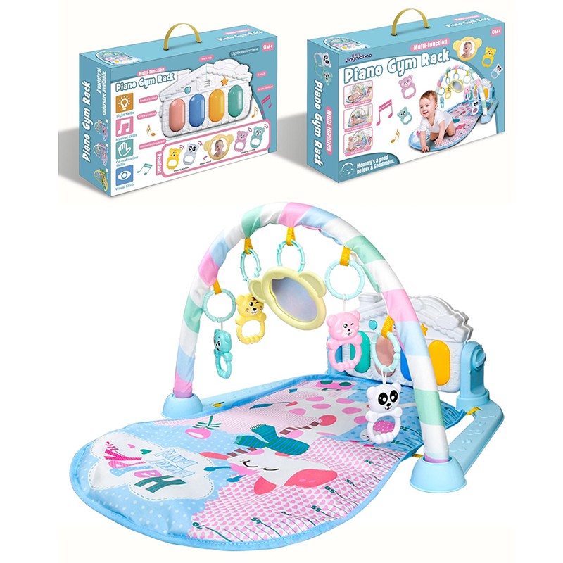Baby in Music Light Kick Play Piano Fitness Gym Rack Newborn