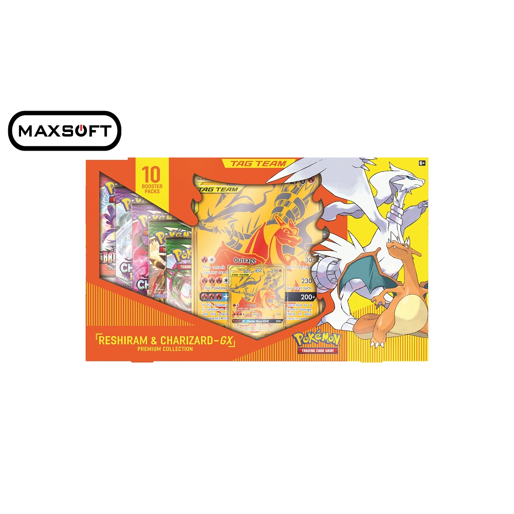 Pokémon TCG: hotsell Reshiram & Charizard GX Premium Collection Box