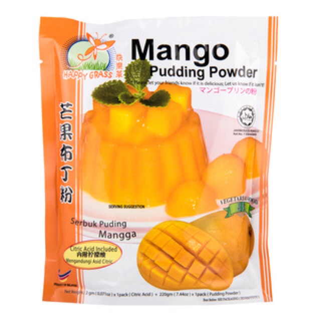 220g Happy Grass Mango Pudding Powder Happy Grass Mango Pudding Powder ...