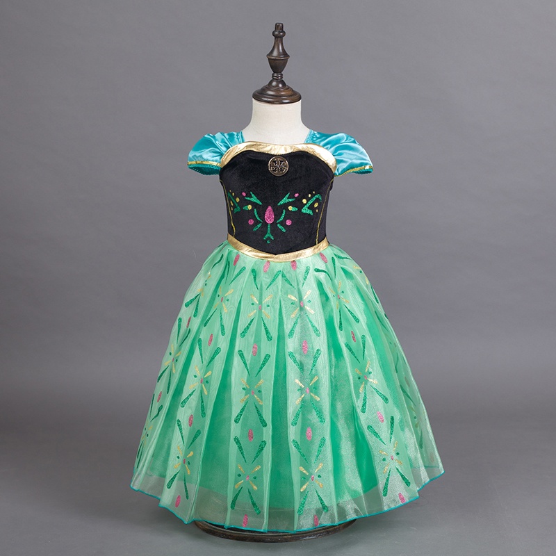 Baju Frozen Costume Anna Princess Dress Queen Costume Girl Child Party Dresses Shopee Singapore