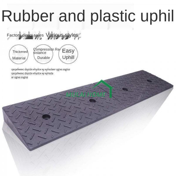 Ramp Mat Car Climbing Step Mat Rubber Curb Road Slope Threshold Mat ...