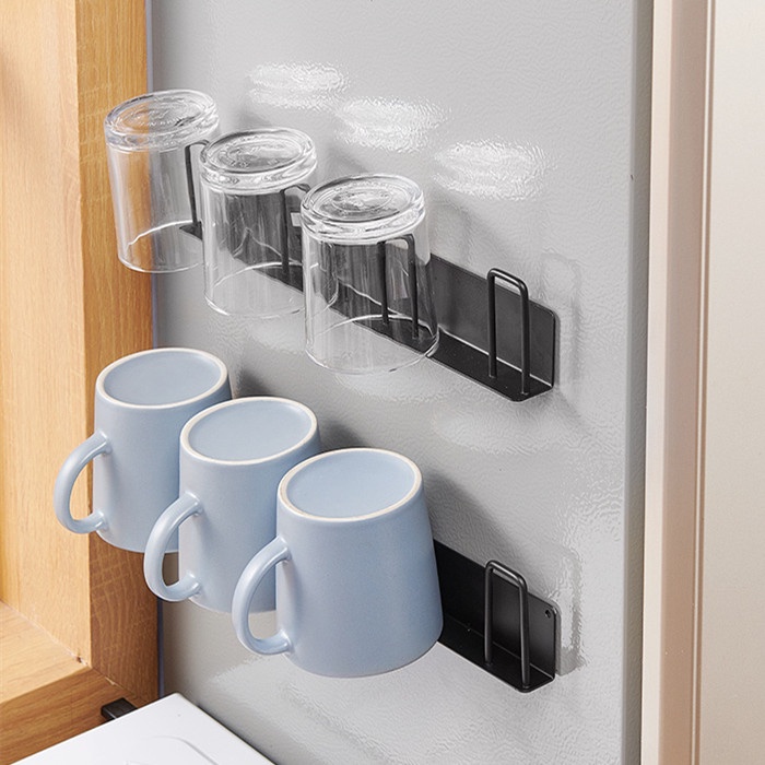 [PP Home] Steel Cup Holder Wall Mounted Cup Holder Floating Cup Holder