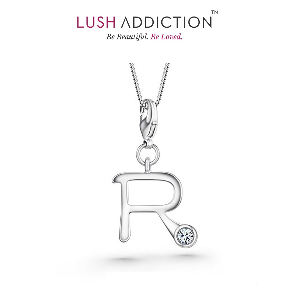 R on sale charm necklace