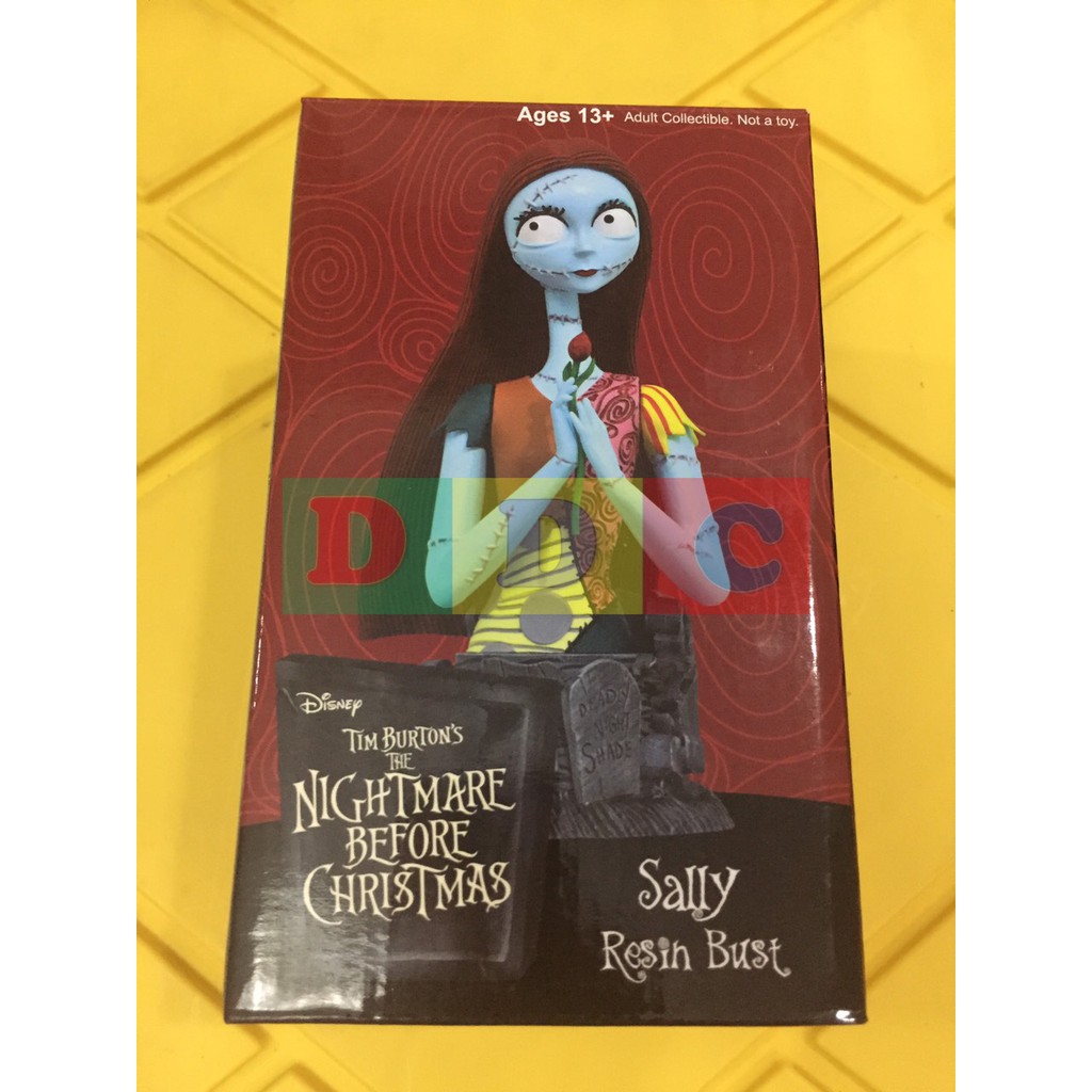 DISNEY TIM BURTON'S NIGHTMARE BEFORE CHRISTMAS SALLY RESIN BUST STATUE ...