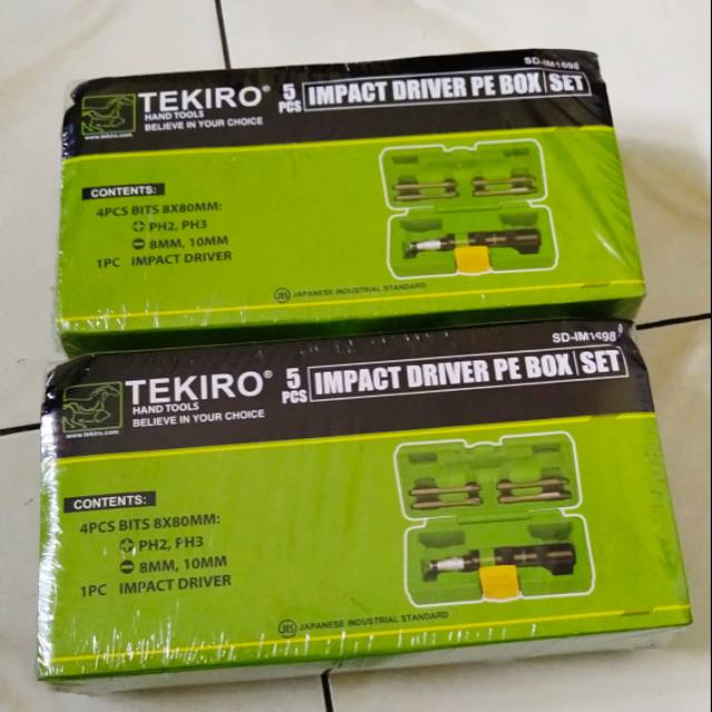 Tekkiro Knock Screwdriver 5PCS | Shopee Singapore