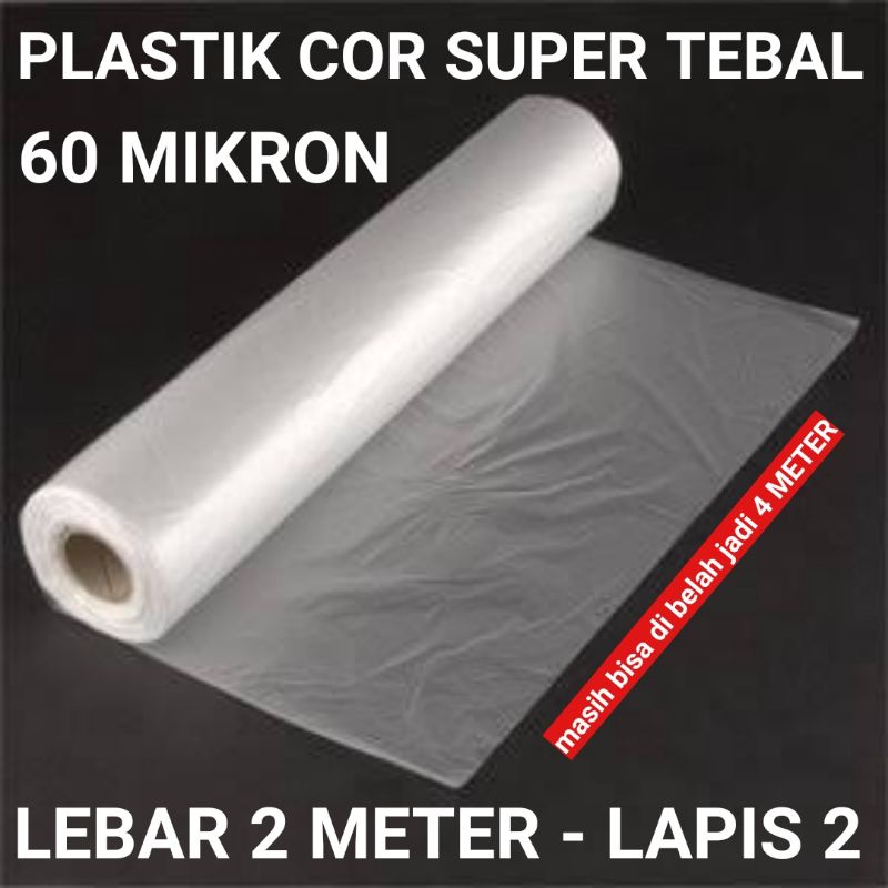 Plastik Meteran 2 Rangkap LEBAR 4 METER