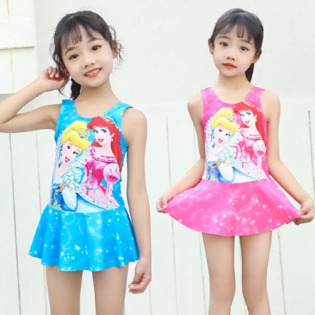 Girls sale frozen swimsuit