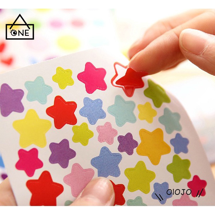 Color Stickers, Used To Record Cute Stickers Adhesive Stars, Heart ...