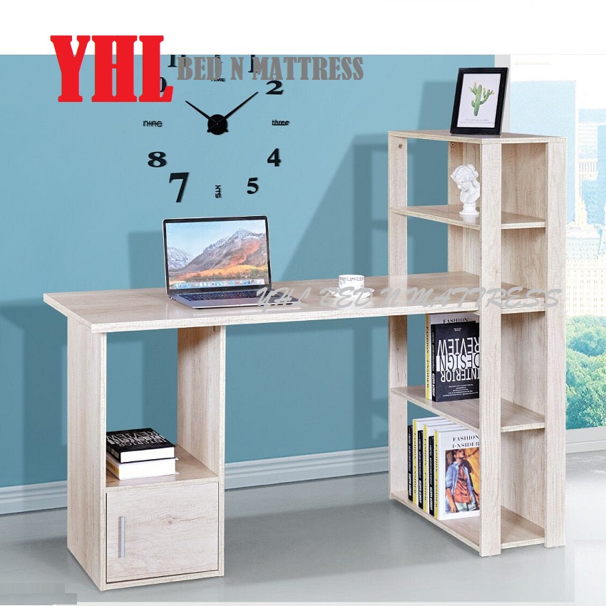 YHL Dos II Writing Table / Study Desk / Study Table With Bookcase (Free