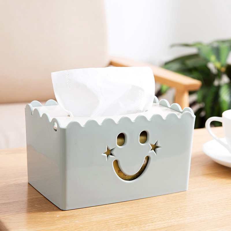 Tissue Box Plastic Smiley, tissue paper desktop dining room, and living ...