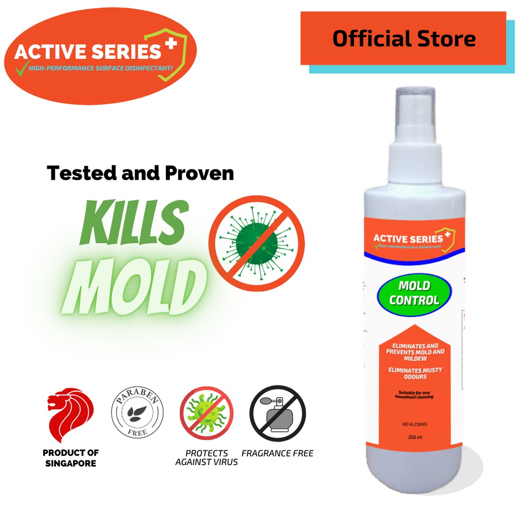 Active Mold Control 250ml Spray Mold Remover suitable for concrete