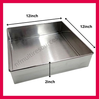 Baking Pan 10x10 kuih talam 12x12 Inch Cake Tread Horse 10x10x2 Reference  9x9x2 Aluminum brownies 2inch 8x8x2