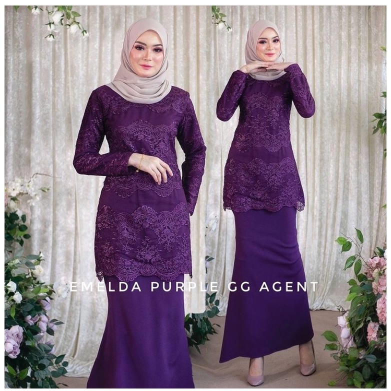 BAJU KURUNG MODERN FULL LACE BAJU TUNANG Shopee Singapore