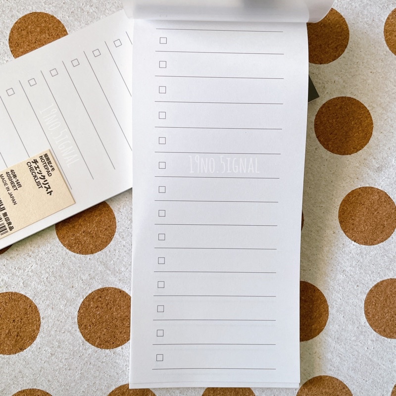 MUJI Notebook Checklist note + Sticky + Memo Book | Shopee Singapore