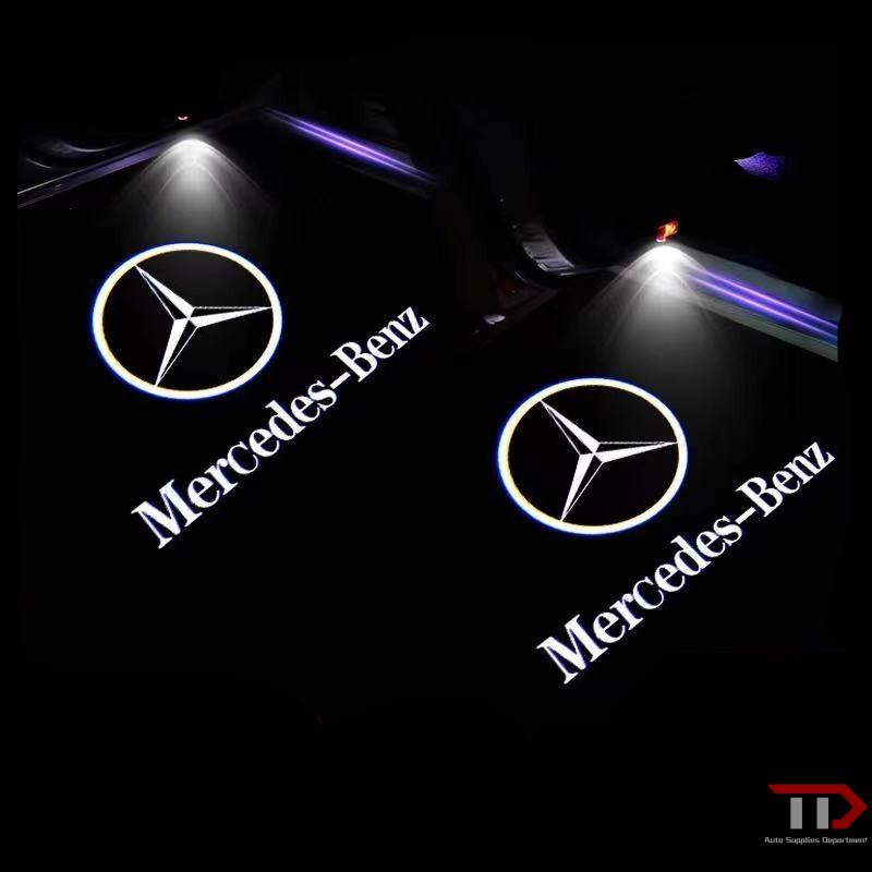 2x LED-Autotür-Willkommenslicht-Logo-Projektorlampe für Mercedes Benz W212  W213 W205 AMG W177 V177 W247 W246 W176 Gla Glc X253 Gle