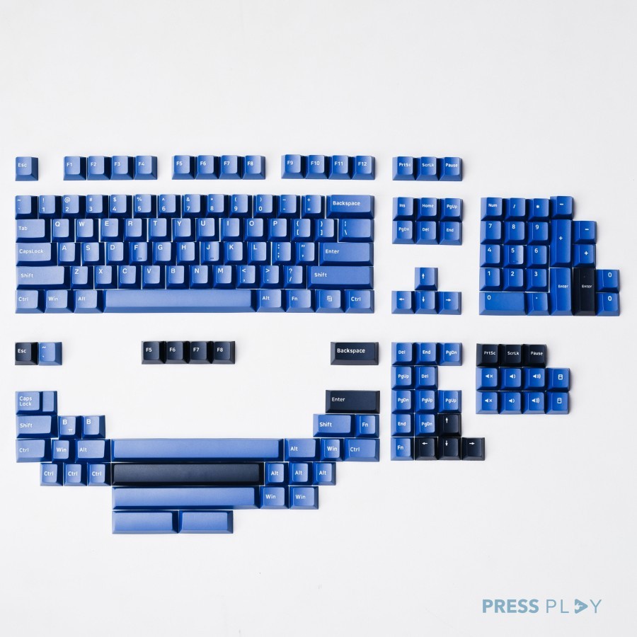 Press Play Ebisu PBT Double Shot Keycaps 171set Cherry Profile | Shopee ...