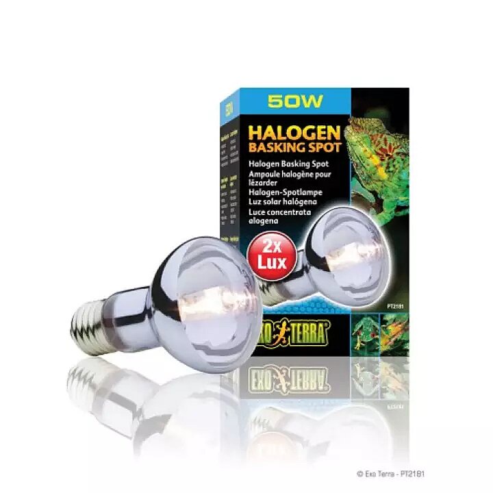 EXO TERRA HALOGEN BASKING SPOT 50W (PT2181)/ 75W (PT2182)/ 100W (PT2183 ...