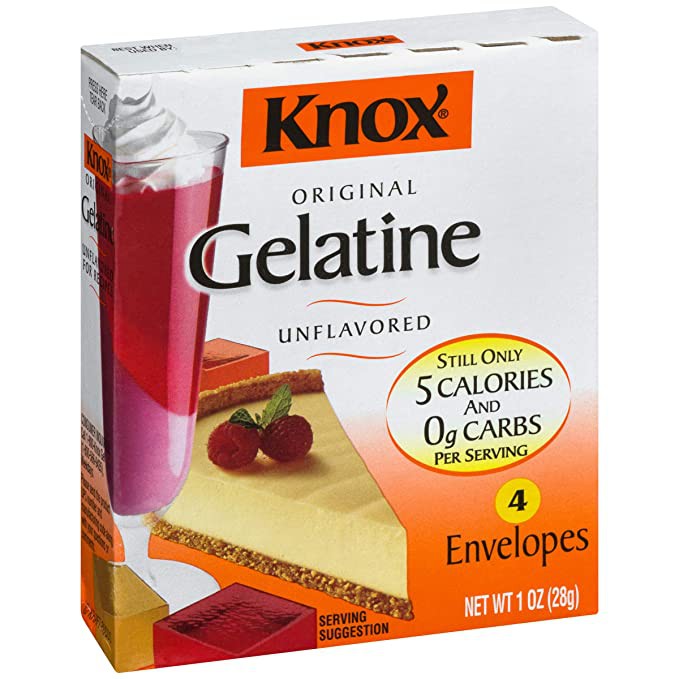Knox Gelatine Powder (4 packs of 28 g) Shopee Singapore