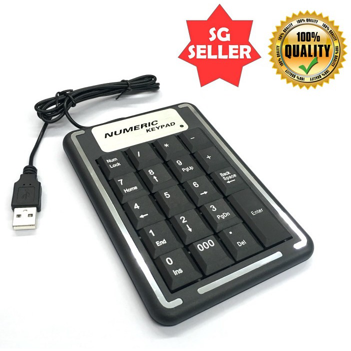 USB Numeric Number Key Pad for Windows PC Desktop Laptop