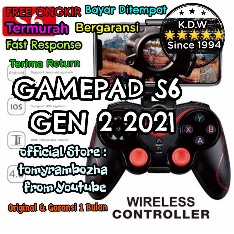Bluetooth discount gamepad s6