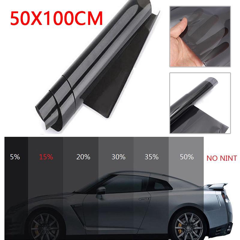 thumbnail image 2 of Black Window Tint Film Roll – 15% VLT – 50cm X 100cm – Car Or Home Use – Includes Tools 2 of 5