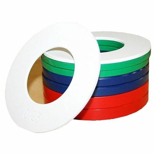 Disques Fractionnés 0.5 Kg à 75 Kg - Micro-poids Acier - 1/2/3 Pièces