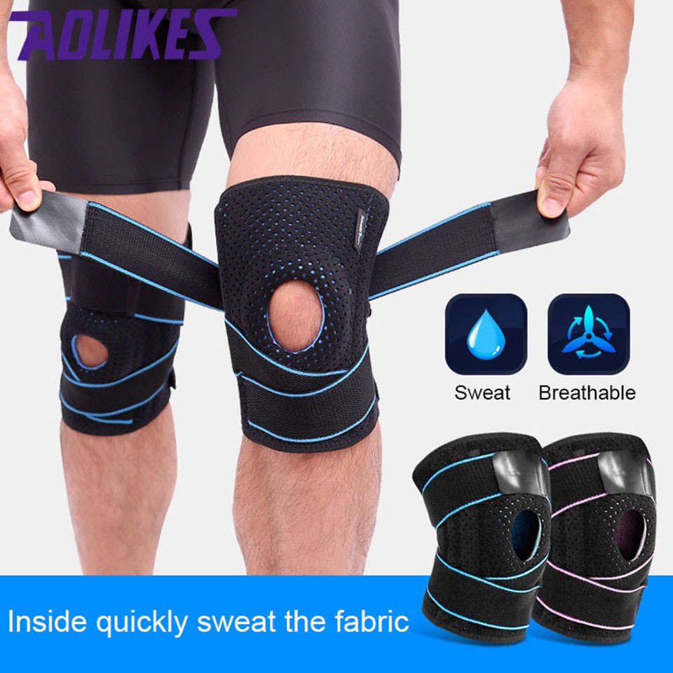 Knee Support Fitness Sports Knee Protector | Shopee Singapore