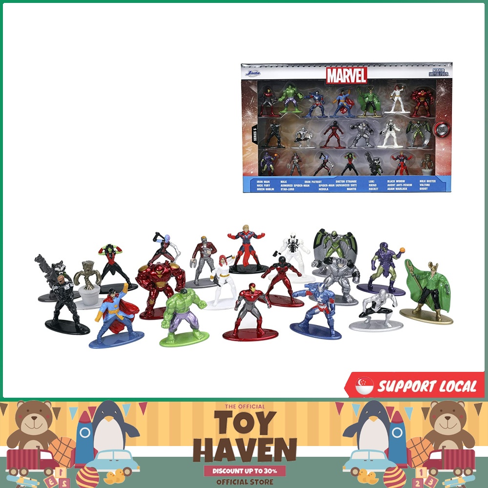 Marvel Spider-Man Nano Metalfigs – 5er Pack Aus Metall, Detailreich & Sammelwürdig