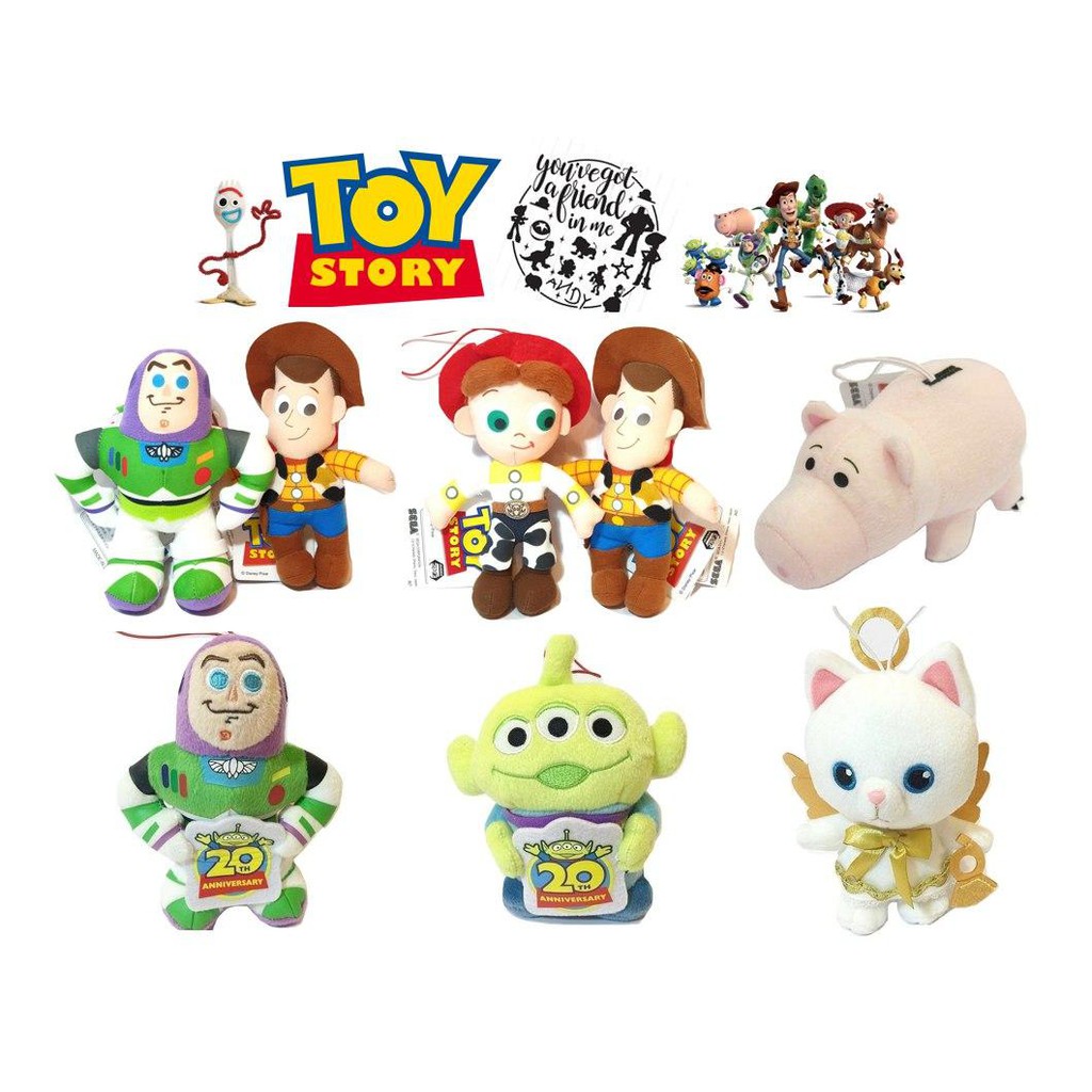 Disney Toy Story Woody Buzz Lightyear Assorted Keychain Plush Gift