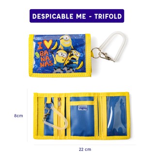 Despicable Me Minion Wallet Card Holder Boys Wallet Trifold ID Holder Kids  Money