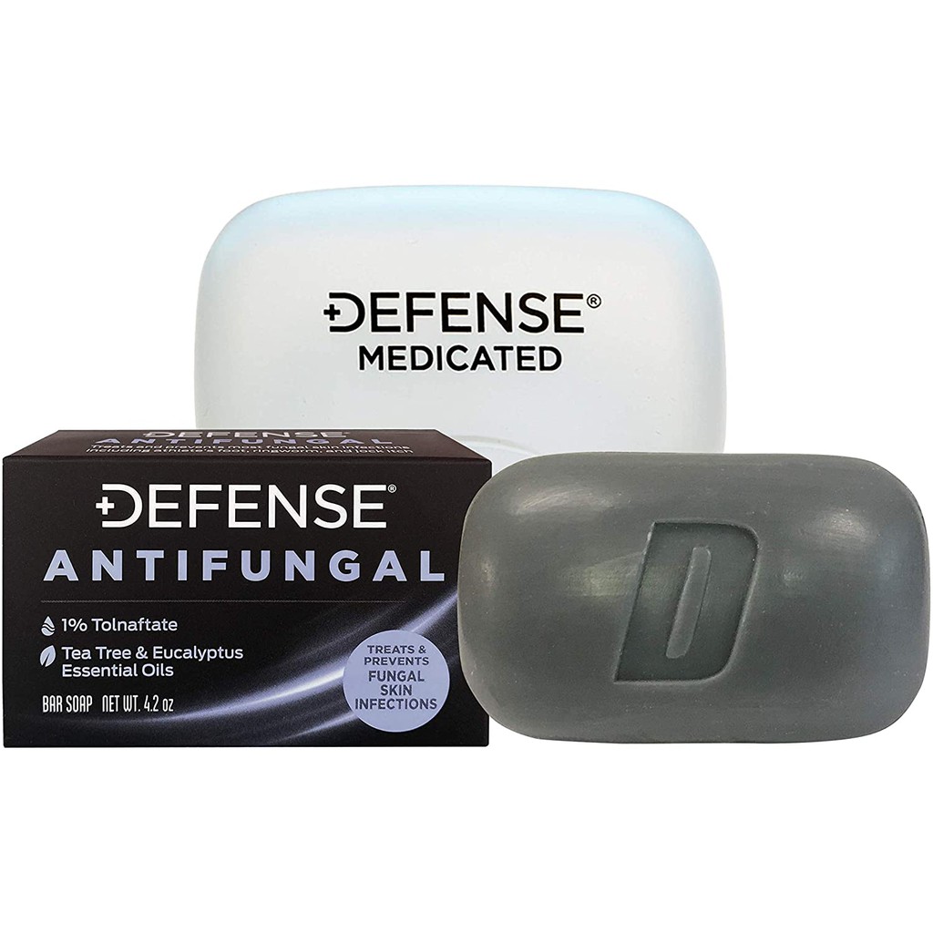 Defense Antifungal Medicated Bar Soap Fda Approved Treatment For Athletes Foot Fungus And