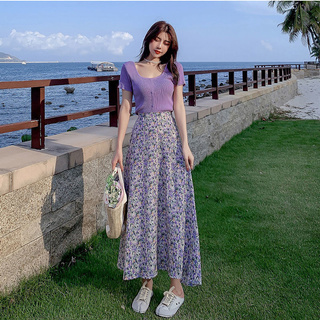 Floral midi skirt singapore sale