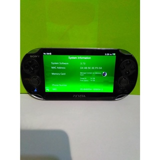 PS Vita PCH-1000 PCH-1100 Crystal Black 3G/Wi-Fi Model Console