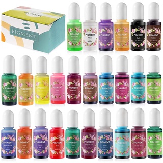 18 colors Pigment Set, Candle Liquid Dye ,Liquid Oil-Based Color Dye for  DIY Candle Making Supplies