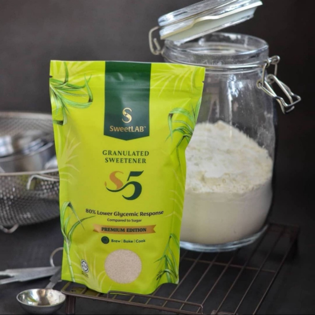 SWEETLAB S5 Granulated Sweetener (400g) Calorie Replacement Sugar ...