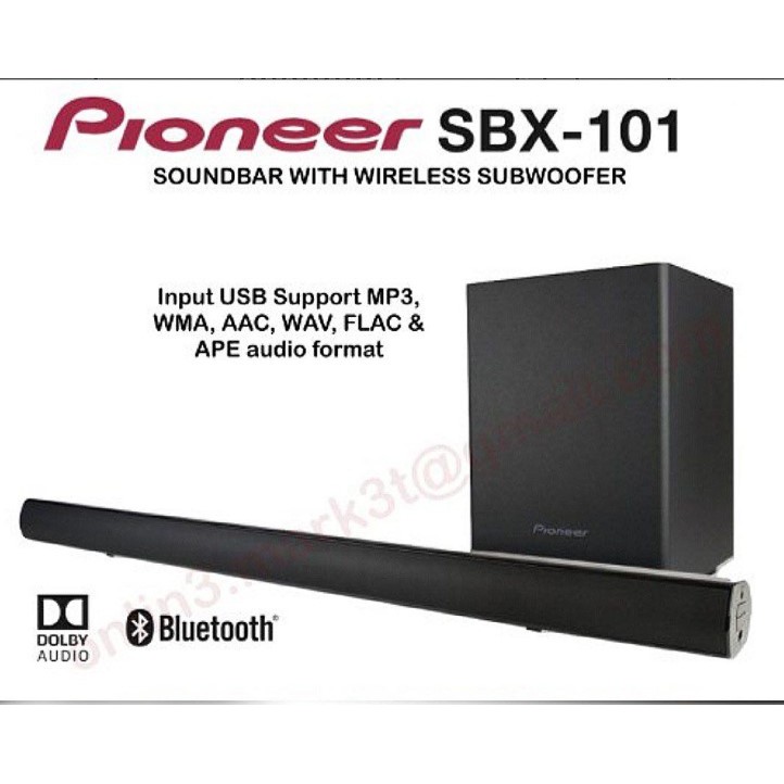 Pioneer best sale speaker bar