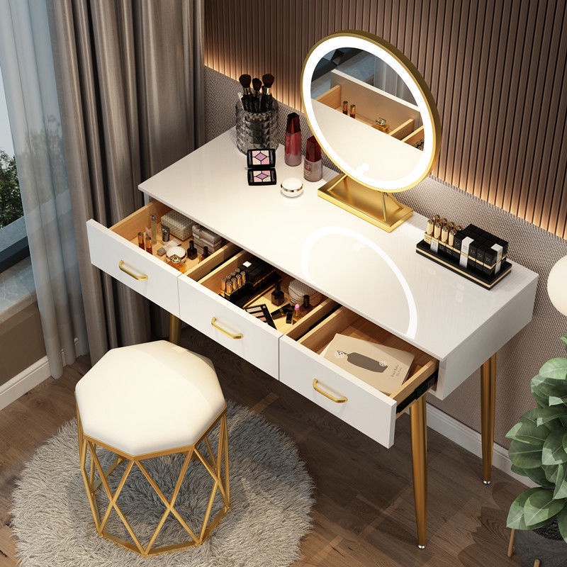 YOULITE study table with drawer vanity table with mirror Nordic Light ...