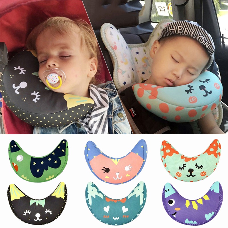 Dudu Pram Seat Belt Pillow Baby Car Seat Headrest Neck Support Pad Travel Accessories Shopee