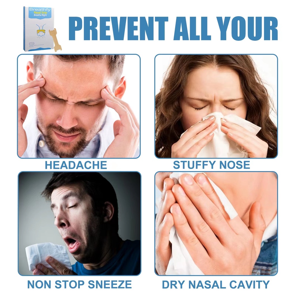 ⚡SG HOT SALE⚡10pcs Breathe Easy Patch Blocked Nose Release Breathning ...