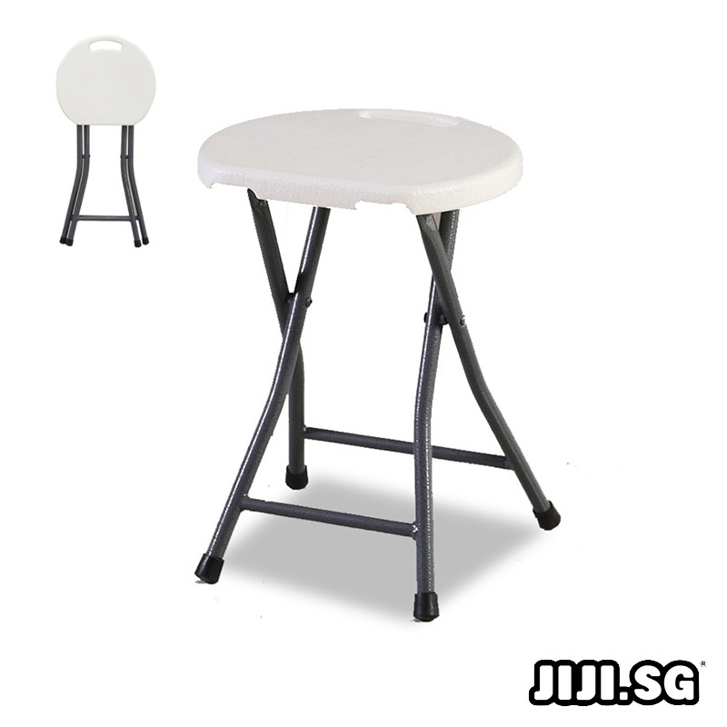 White foldable stool sales
