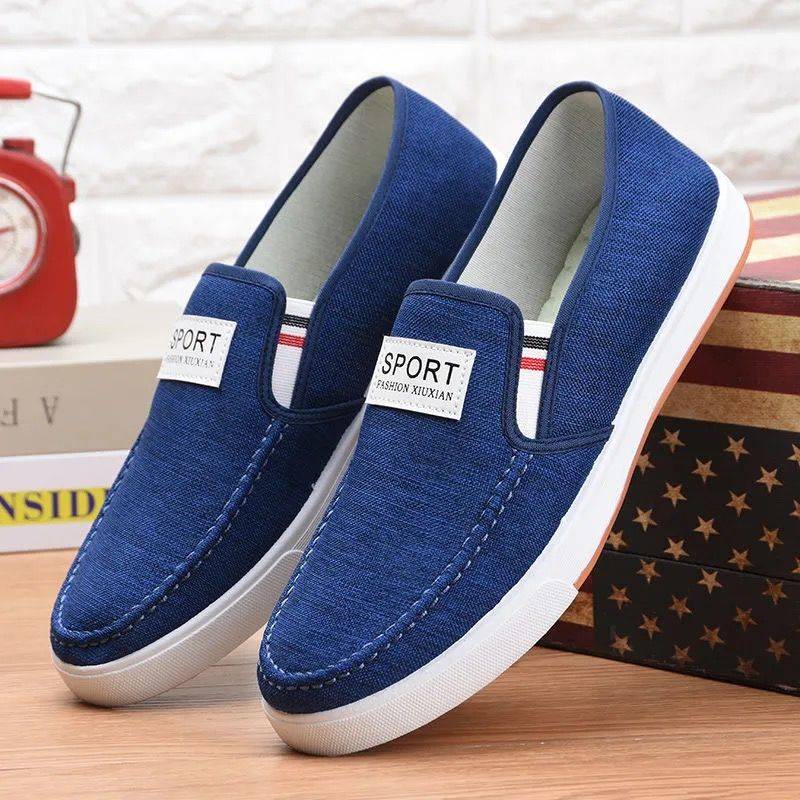 Casual Dad Anti-Slip Comfortable Old Man Canvas Shoes | Shopee Singapore