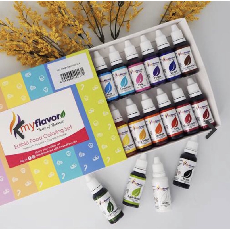 Myflavor my flavor gel food Coloring halal/ halal gel food Coloring